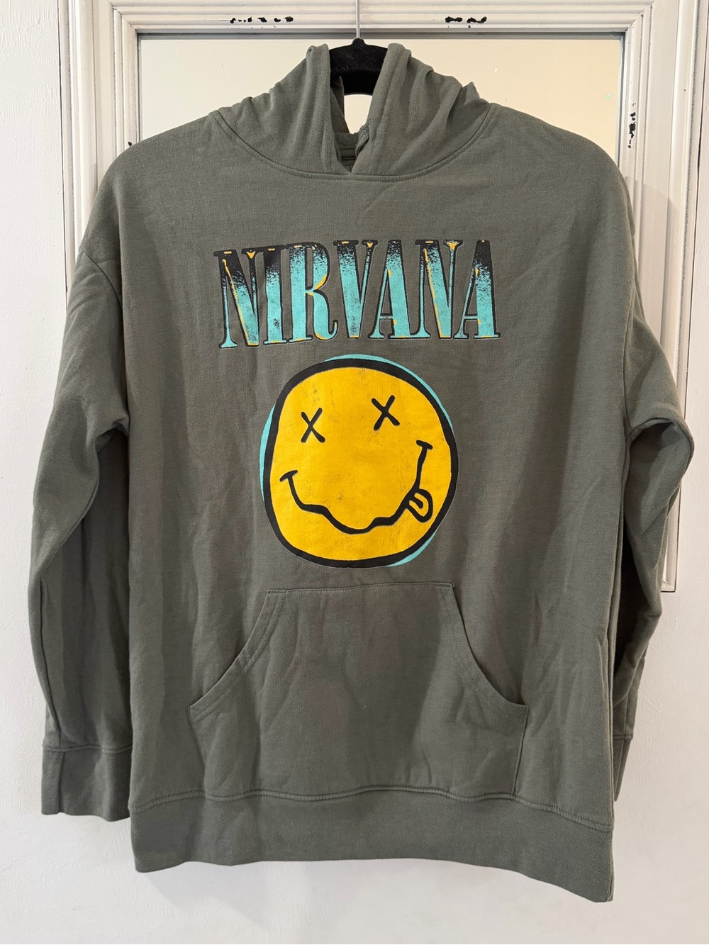 NIRVANA Smiley Face Hoodie